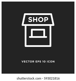 Shop vector icon