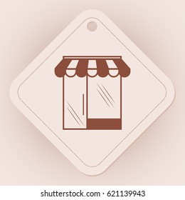 Shop vector icon