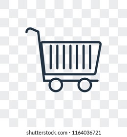 Shop vector icon isolated on transparent background, Shop logo concept