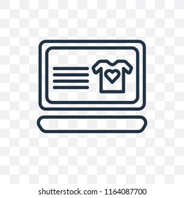 Shop vector icon isolated on transparent background, Shop logo concept