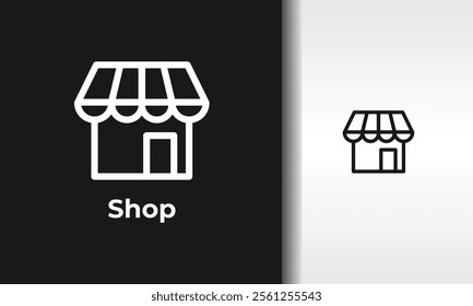 Shop Vector, Icon Or Logo Sign Isolated Symbol Illustration