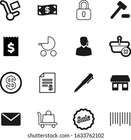 shop vector icon set such as: telephone, lawyer, newsletter, ink, front, headphone, mark, computer, helpline, abstract, interface, courthouse, justice, sell, private, phone, coins, maternity, send