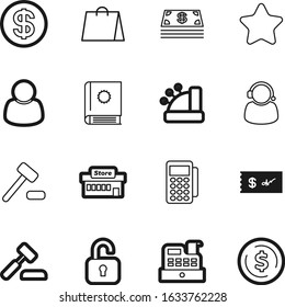 shop vector icon set such as: new, banking, text, beautiful, card, client, document, simple, pos, treasure, online, transaction, social, handbook, plastic, profit, silhouette, salary, cheque, profile