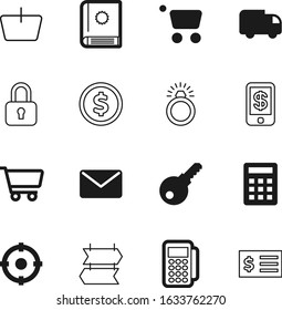 shop vector icon set such as: choice, book, apple, calculation, balance, trolley, contact, direction, opportunity, safety, grip, objective, handle, e-mail, tax, electronic, service, secret, marriage