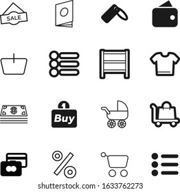 shop vector icon set such as: pile, template, sticker, textbook, stack, transport, tax, advertising, percent, bills, account, online, fashion, shirt, warehouse, wheel, magazine, basket, child