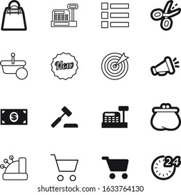 shop vector icon set such as: set, wallet, media, dropdown, communicate, supermarket, salary, warning, challenge, ui, judgment, down, hammer, work, court, auction, options, service, accuracy