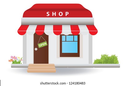 Shop. Vector illustration