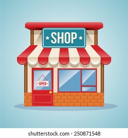 Shop vector illustration