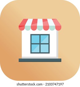 tienda Ilustración vectorial sobre un fondo transparente.Símbolos de calidad superior.Icono plano de línea vectorial para el concepto y el diseño gráfico.
