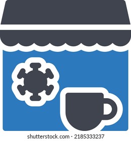 shop  Vector illustration on a transparent background. Premium quality symmbols. Glyphs vector icons for concept and graphic design. 

