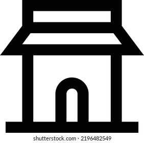 Shop Vector illustration on a transparent background.Premium quality symmbols.Stroke vector icon for concept and graphic design.