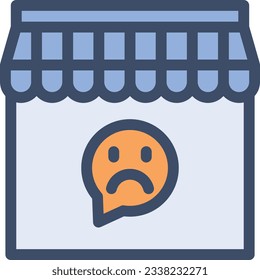 tienda Ilustración vectorial en un fondo transparente.Símbolos de calidad premium.Icono vectorial de trazo para el concepto y el diseño gráfico. 
