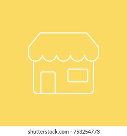 Shop vector line icon. eps-10