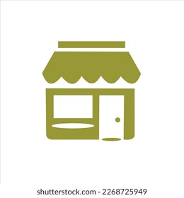 diseño de logotipo vectorial de tienda, edificio 