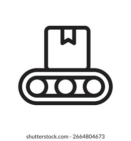 shop Vector Outline Icon. EPS 10 File 