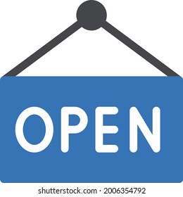shop with white background. shop is a symbol of professtion .glyph colour icon.