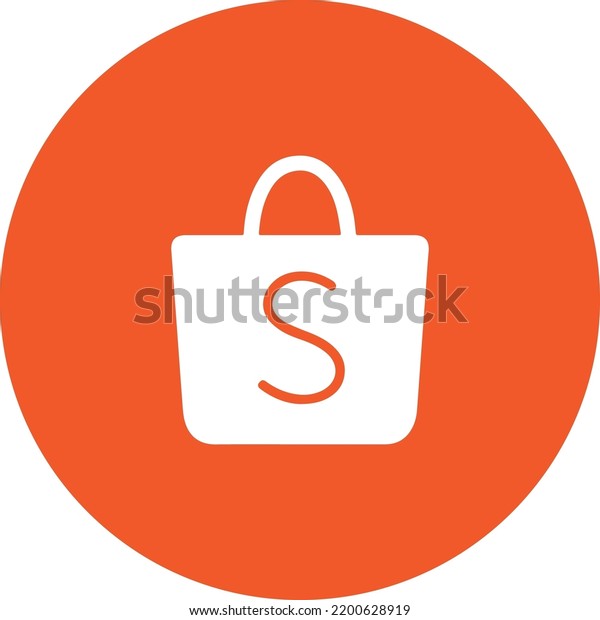 Shopee Element Symbol Shopee Food Shopee Stock Vector (Royalty Free ...