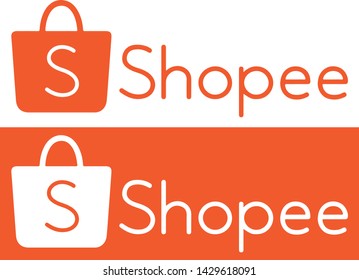 Shopee Logo Orange Shoping Online