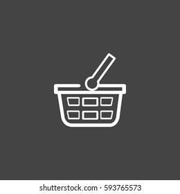 Shoping bag icon illustration isolated vector sign symbol