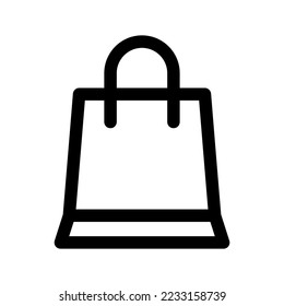 Shoping Bag Icon Vector Symbol Design Illustration