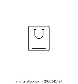 shoping bag icons symbol vector elements for infographic web