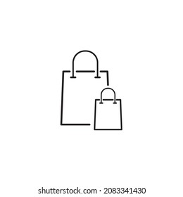Shopbag-Symbole Symbol, Vektorelemente für Infografik-Web