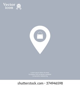 Shoping bag pin