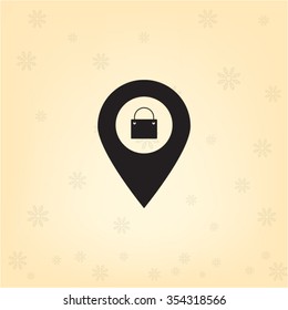Shoping bag pins