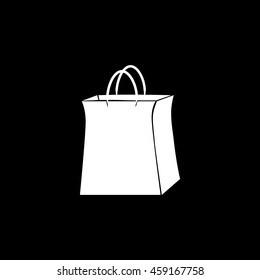 Shoping bag vector icon