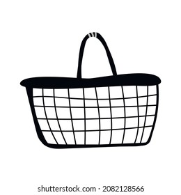 shoping Basket Bag Container doodle
