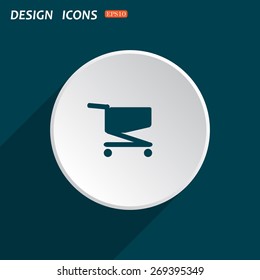 Shoping basket. icon. vector design