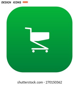 Shoping basket. icon. vector design