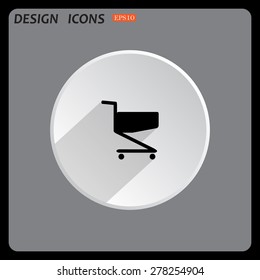 Shoping basket. icon. vector design