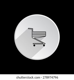 Shoping basket. icon. vector design