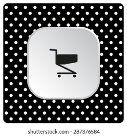 Shoping basket. icon. vector design