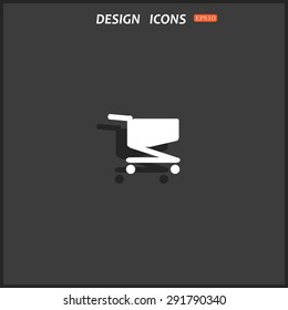 Shoping basket. icon. vector design