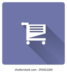 Shoping basket. icon. vector design