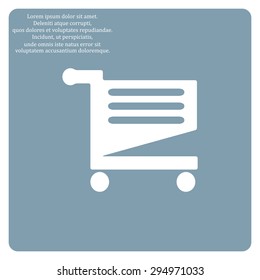 Shoping basket. icon. vector design