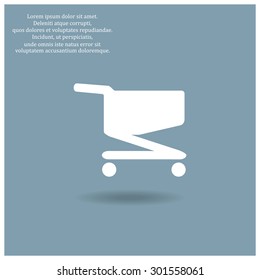 Shoping basket. icon. vector design