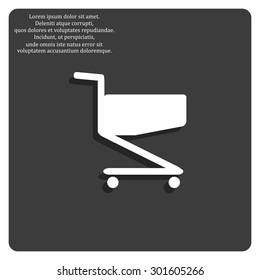Shoping basket. icon. vector design