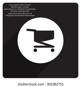 Shoping basket. icon. vector design