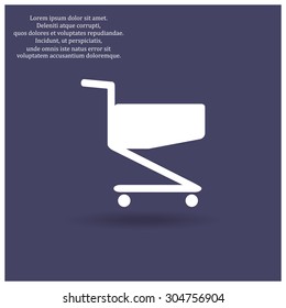 Shoping basket. icon. vector design