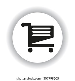 Shoping basket. icon. vector design