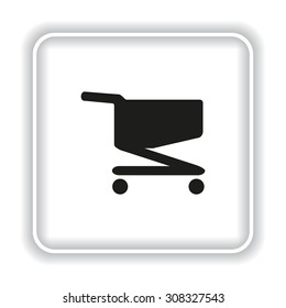 Shoping basket. icon. vector design