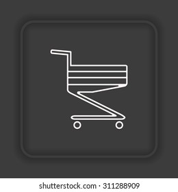 Shoping basket. icon. vector design