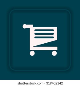 Shoping basket. icon. vector design