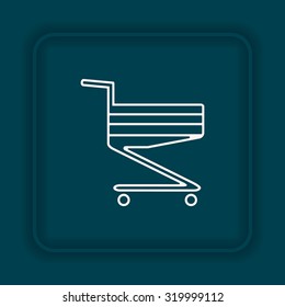 Shoping basket. icon. vector design