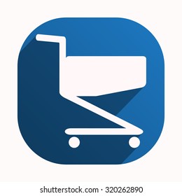 Shoping basket. icon. vector design