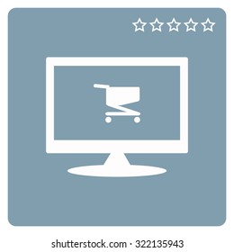 Shoping basket. icon. vector design