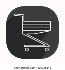 Shoping basket. icon. vector design